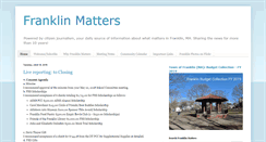 Desktop Screenshot of franklinmatters.org